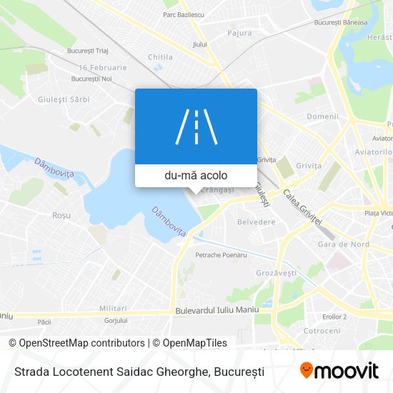Hartă Strada Locotenent Saidac Gheorghe
