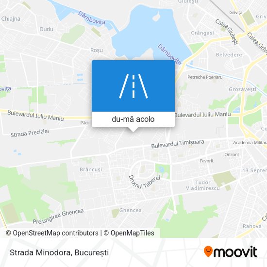 Hartă Strada Minodora