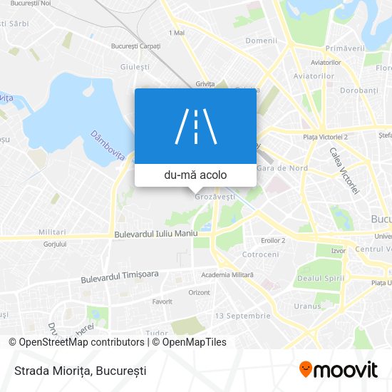 Hartă Strada Miorița