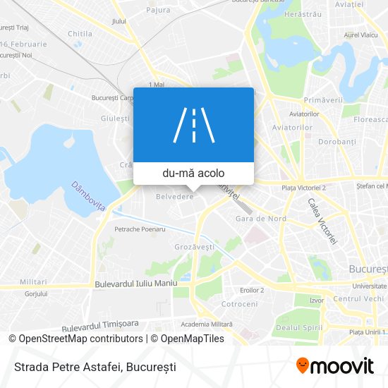 Hartă Strada Petre Astafei