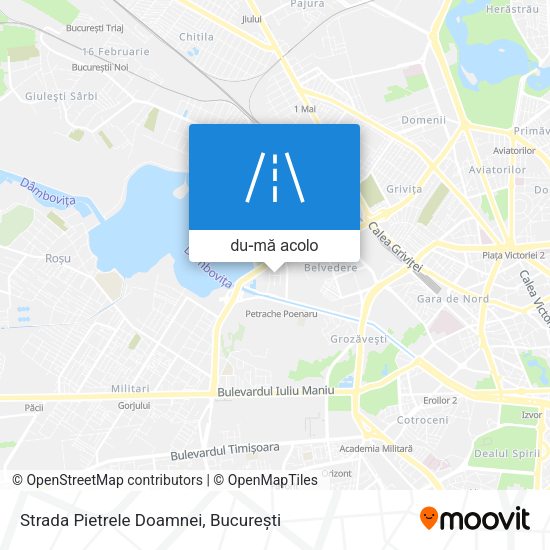 Hartă Strada Pietrele Doamnei
