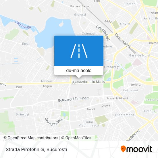 Hartă Strada Pirotehniei