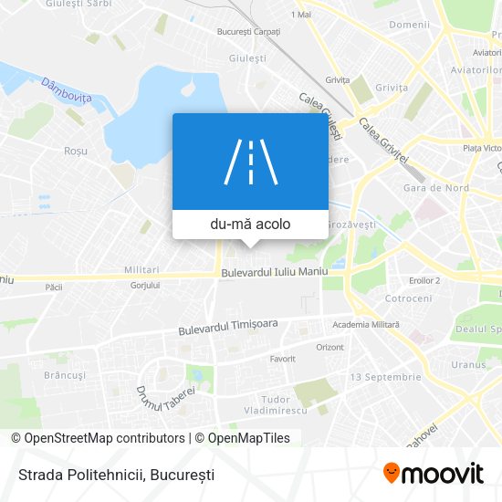 Hartă Strada Politehnicii