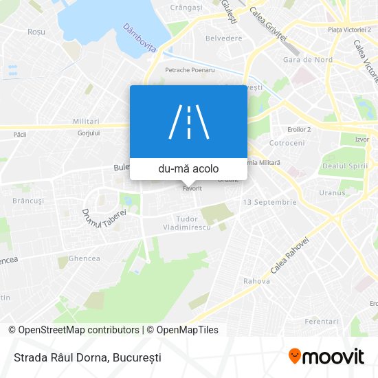 Hartă Strada Râul Dorna