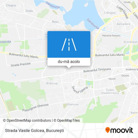 Hartă Strada Vasile Golcea