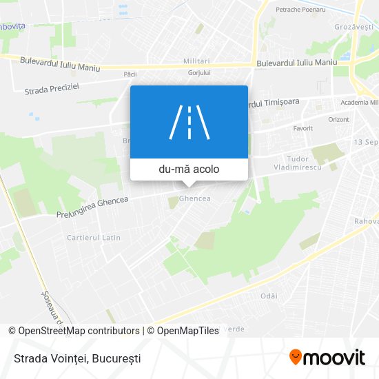 Hartă Strada Voinței