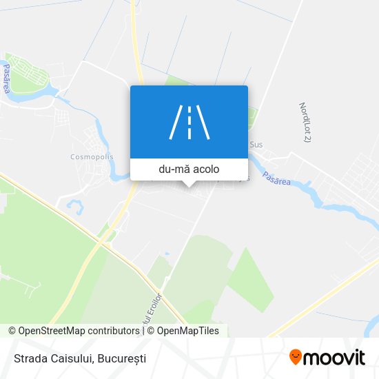 Hartă Strada Caisului