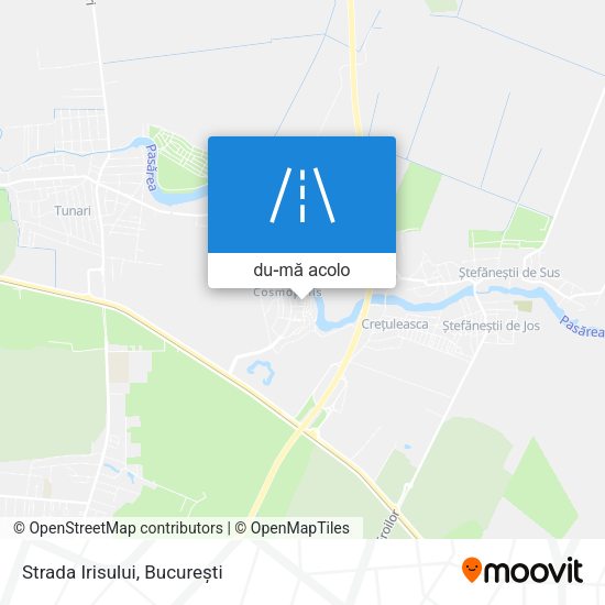 Hartă Strada Irisului