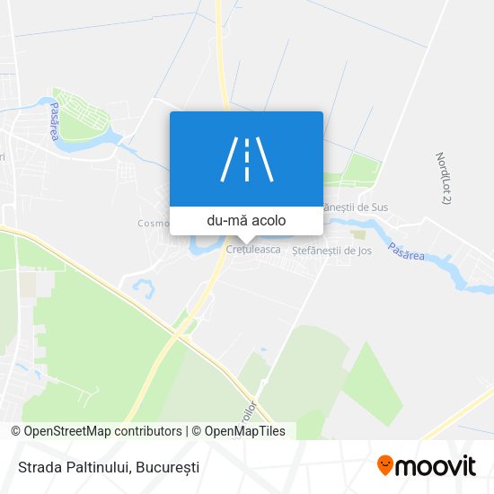 Hartă Strada Paltinului
