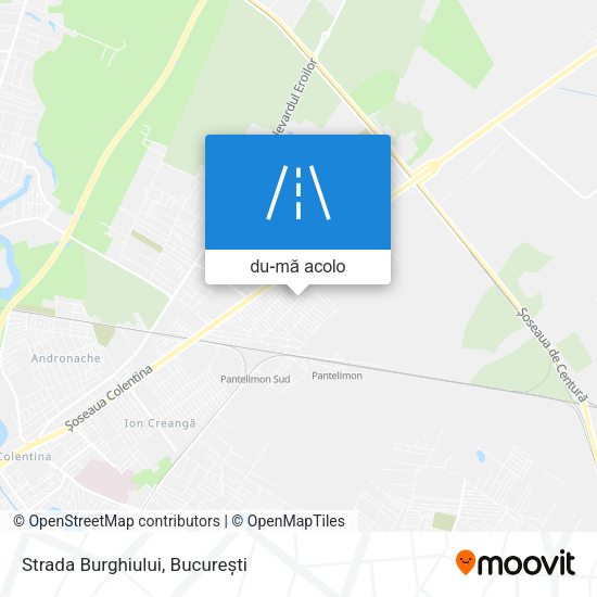 Hartă Strada Burghiului