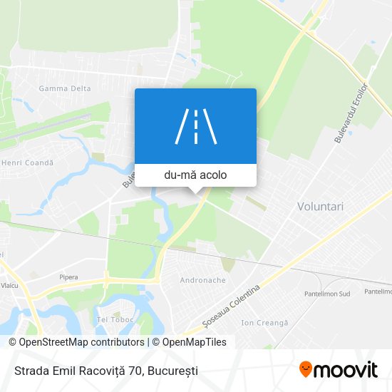 Hartă Strada Emil Racoviță 70