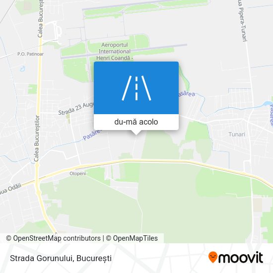 Hartă Strada Gorunului