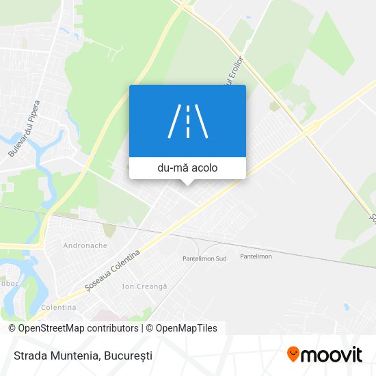 Hartă Strada Muntenia