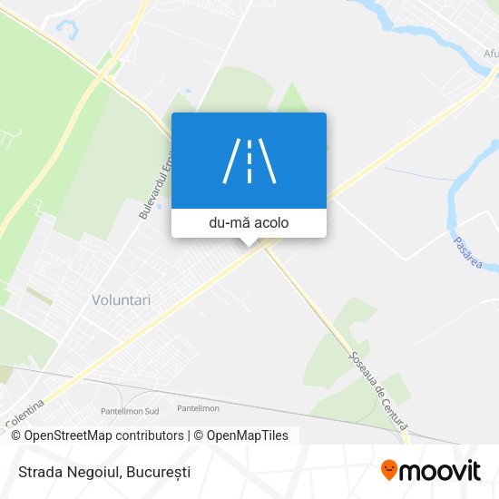 Hartă Strada Negoiul
