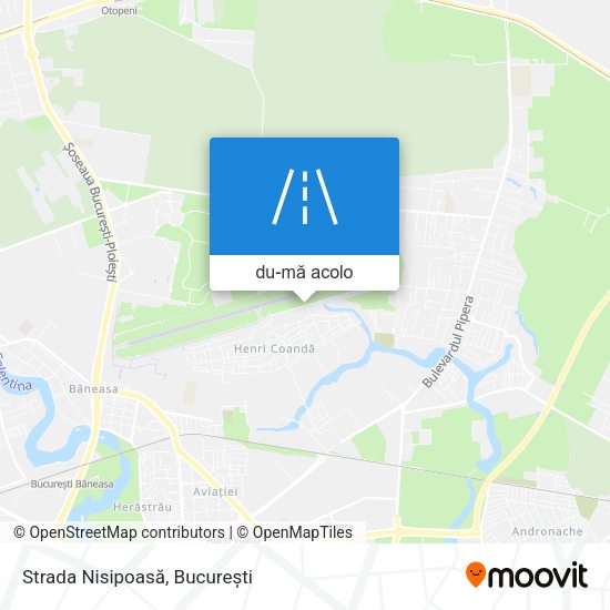 Hartă Strada Nisipoasă