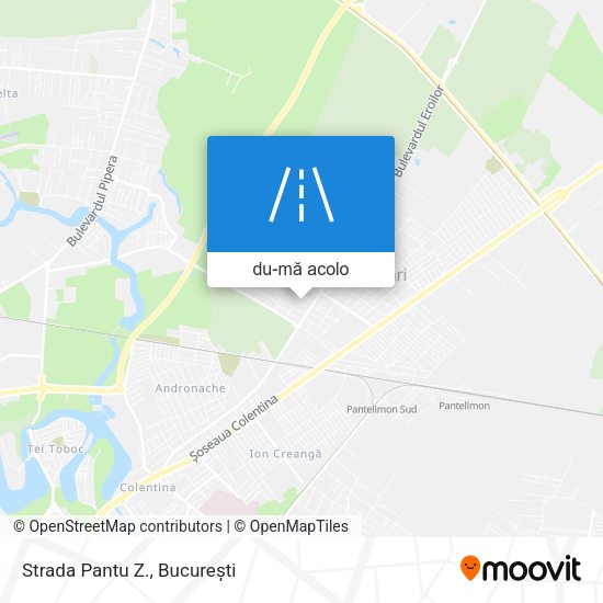 Hartă Strada Pantu Z.