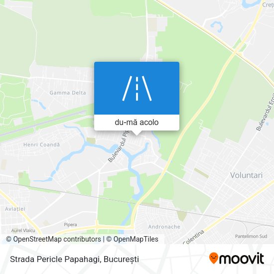 Hartă Strada Pericle Papahagi