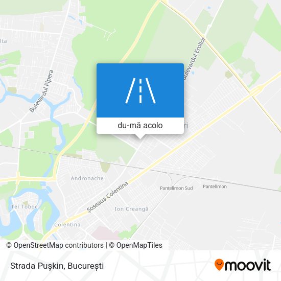 Hartă Strada Pușkin