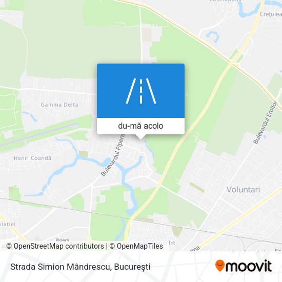 Hartă Strada Simion Mândrescu