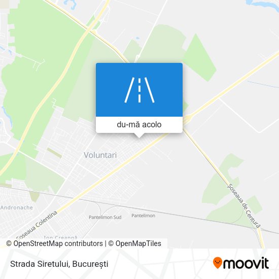 Hartă Strada Siretului