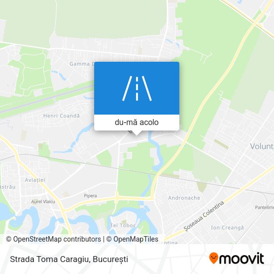 Hartă Strada Toma Caragiu