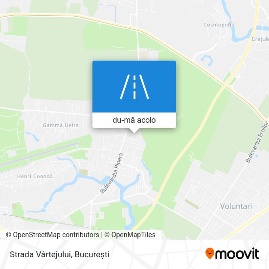 Hartă Strada Vârtejului