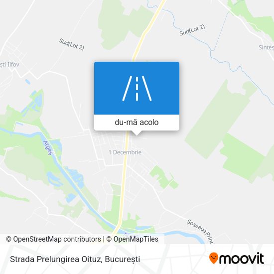 Hartă Strada Prelungirea Oituz