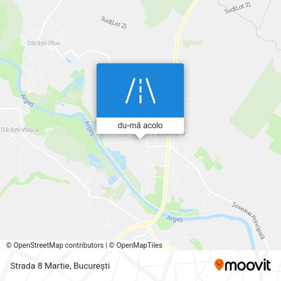 Hartă Strada 8 Martie