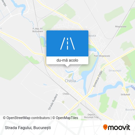 Hartă Strada Fagului