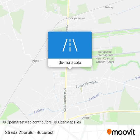 Hartă Strada Zborului