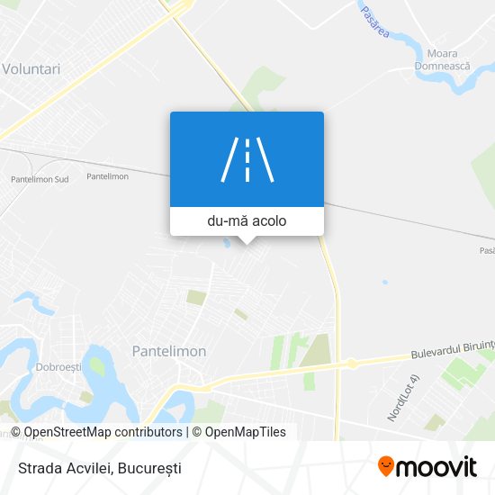 Hartă Strada Acvilei