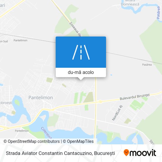 Hartă Strada Aviator Constantin Cantacuzino