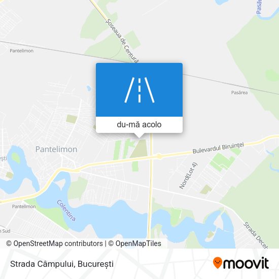 Hartă Strada Câmpului