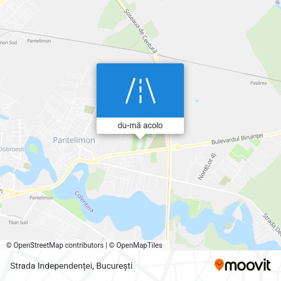Hartă Strada Independenței
