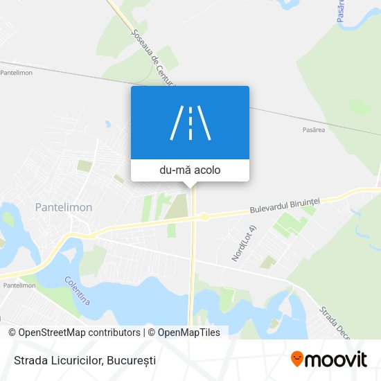 Hartă Strada Licuricilor