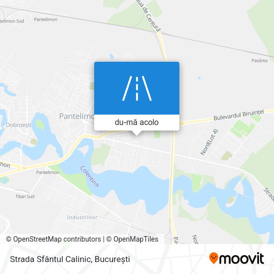 Hartă Strada Sfântul Calinic