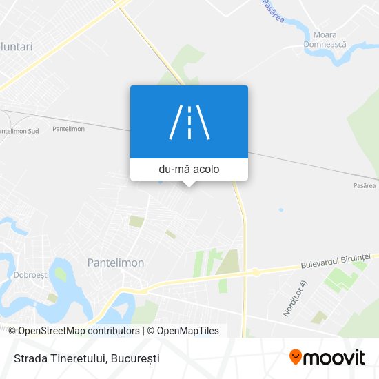 Hartă Strada Tineretului