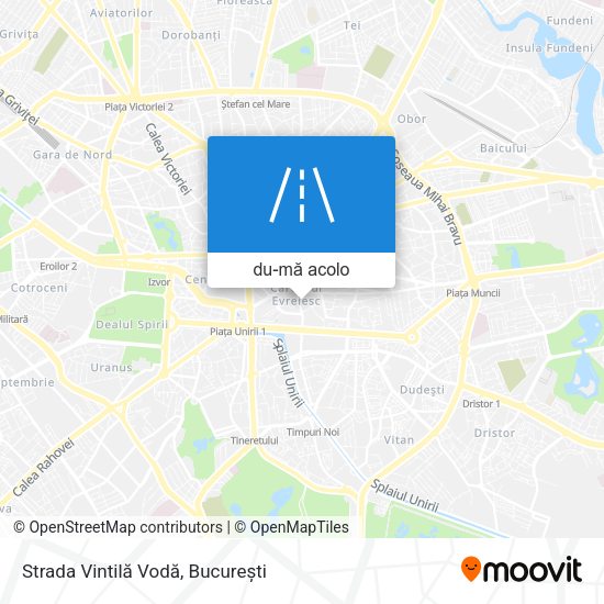 Hartă Strada Vintilă Vodă