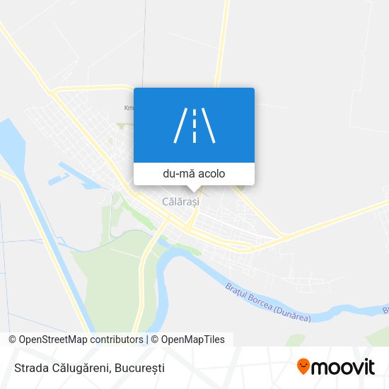 Hartă Strada Călugăreni