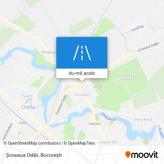 Hartă Șoseaua Odăii