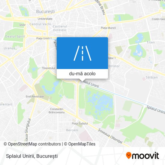 Hartă Splaiul Unirii