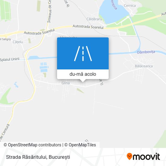 Hartă Strada Răsăritului
