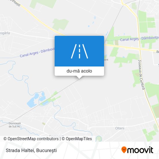 Hartă Strada Haltei