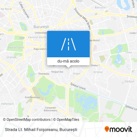 Hartă Strada Lt. Mihail Foișoreanu