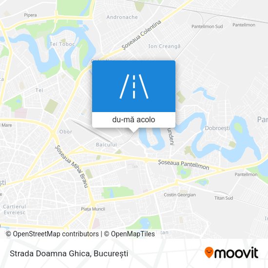 Hartă Strada Doamna Ghica