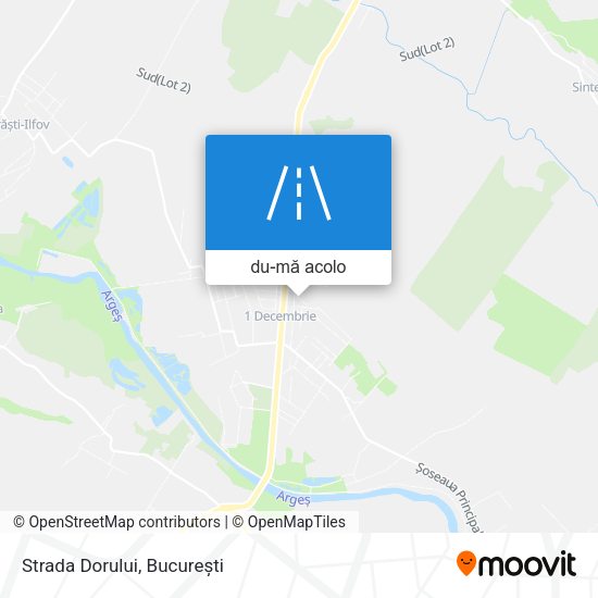Hartă Strada Dorului