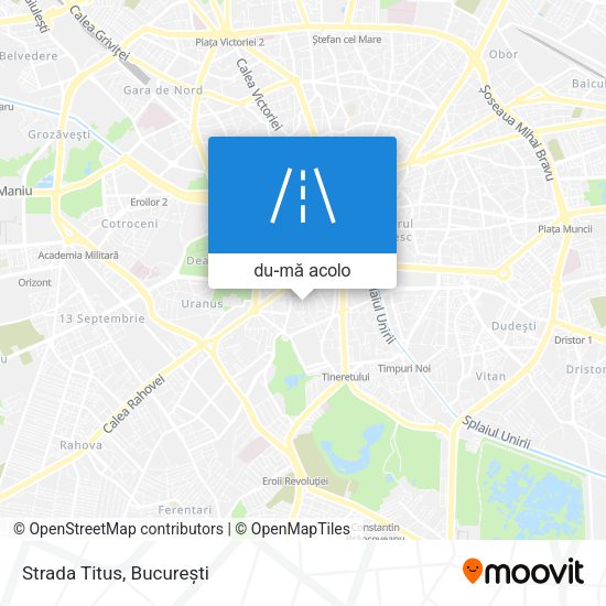 Hartă Strada Titus