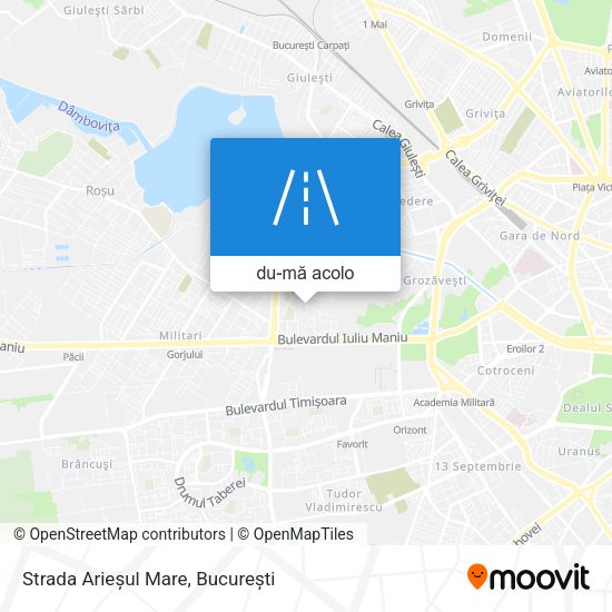 Hartă Strada Arieșul Mare