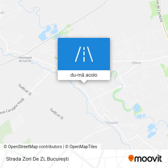 Hartă Strada Zori De Zi