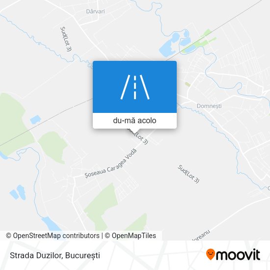 Hartă Strada Duzilor